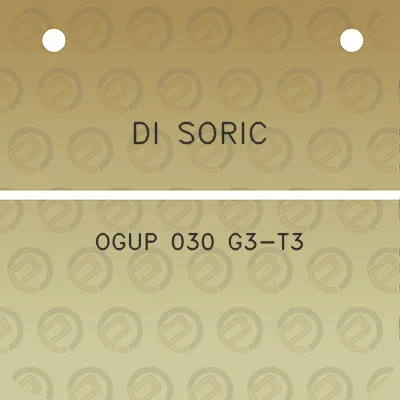 di-soric-ogup-030-g3-t3