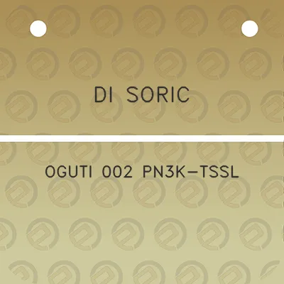 di-soric-oguti-002-pn3k-tssl