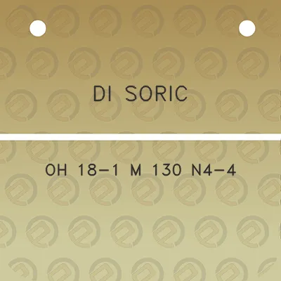 di-soric-oh-18-1-m-130-n4-4