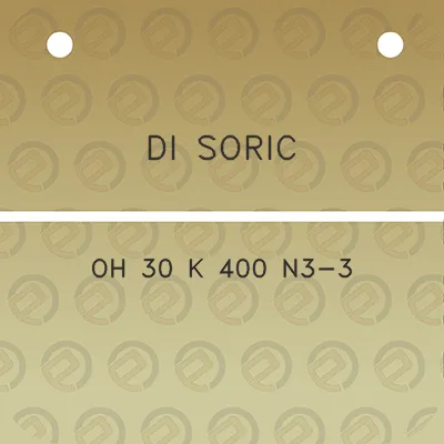 di-soric-oh-30-k-400-n3-3