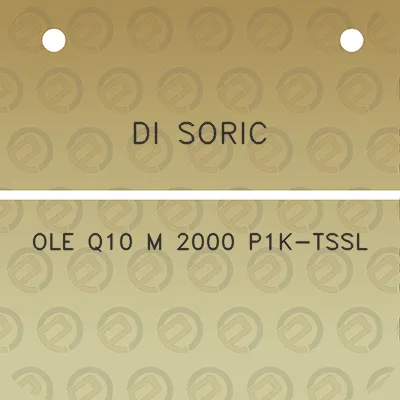 di-soric-ole-q10-m-2000-p1k-tssl