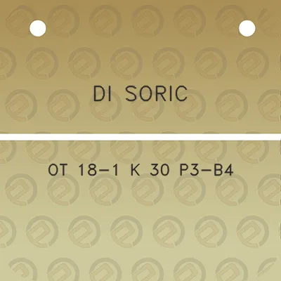 di-soric-ot-18-1-k-30-p3-b4