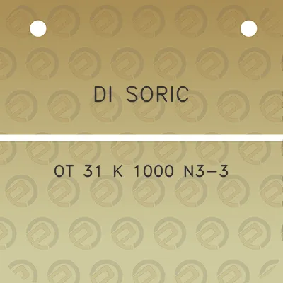 di-soric-ot-31-k-1000-n3-3