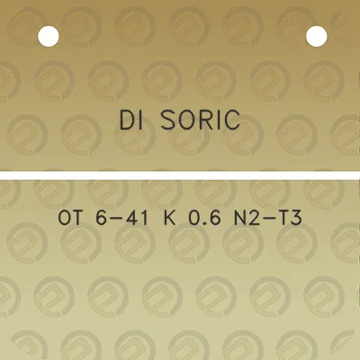 di-soric-ot-6-41-k-06-n2-t3