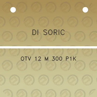 di-soric-otv-12-m-300-p1k