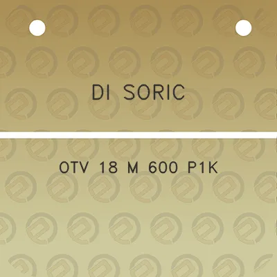 di-soric-otv-18-m-600-p1k