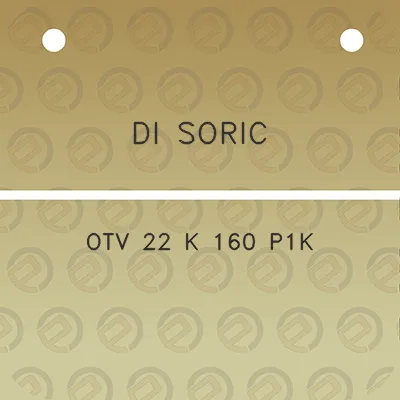 di-soric-otv-22-k-160-p1k