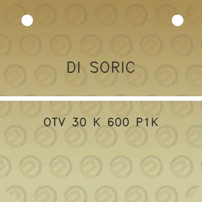 di-soric-otv-30-k-600-p1k