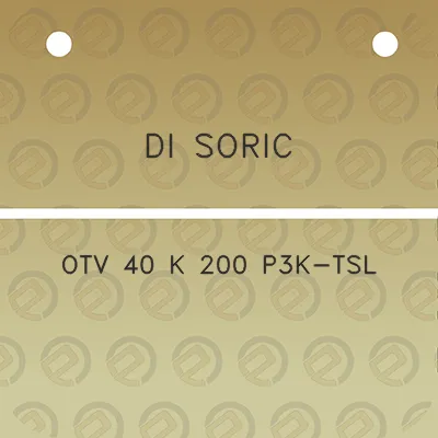 di-soric-otv-40-k-200-p3k-tsl