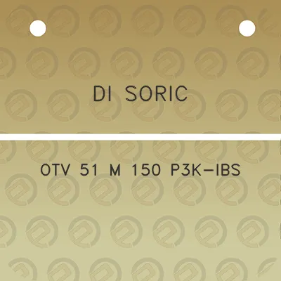 di-soric-otv-51-m-150-p3k-ibs