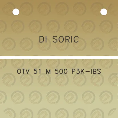 di-soric-otv-51-m-500-p3k-ibs