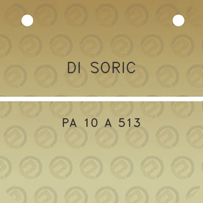 di-soric-pa-10-a-513