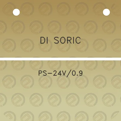 di-soric-ps-24v09