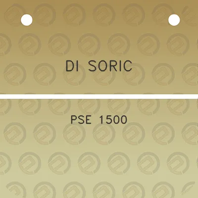 di-soric-pse-1500