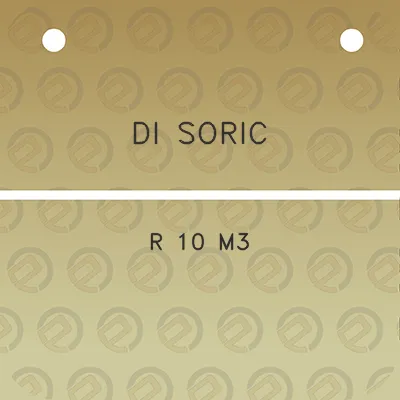 di-soric-r-10-m3