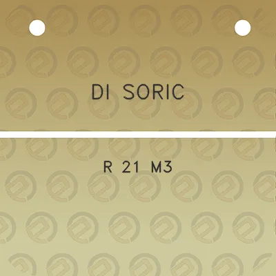 di-soric-r-21-m3