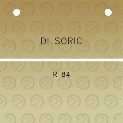 di-soric-r-84