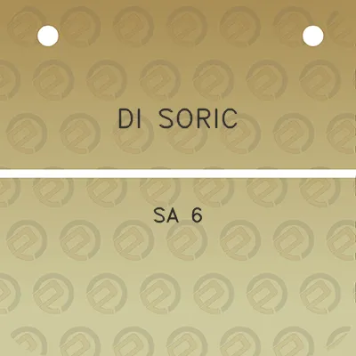 di-soric-sa-6