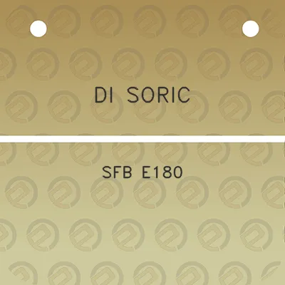 di-soric-sfb-e180