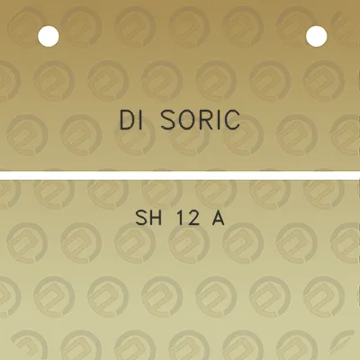 di-soric-sh-12-a