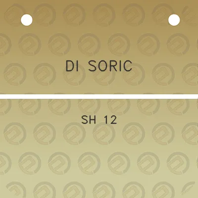 di-soric-sh-12