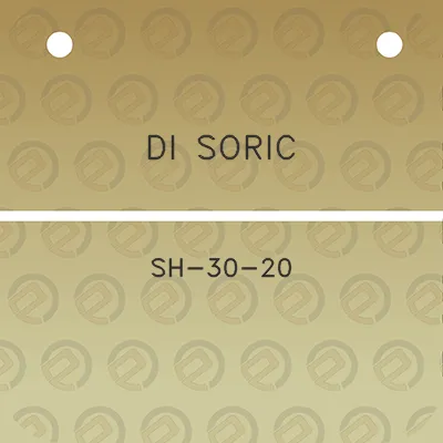 di-soric-sh-30-20