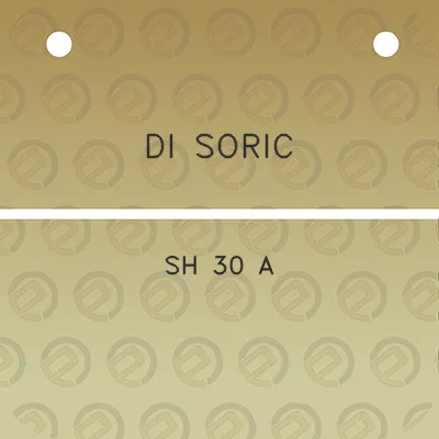 di-soric-sh-30-a