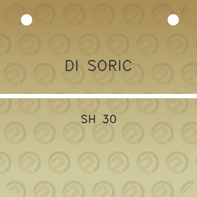 di-soric-sh-30