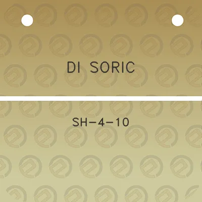 di-soric-sh-4-10