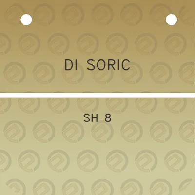 di-soric-sh-8