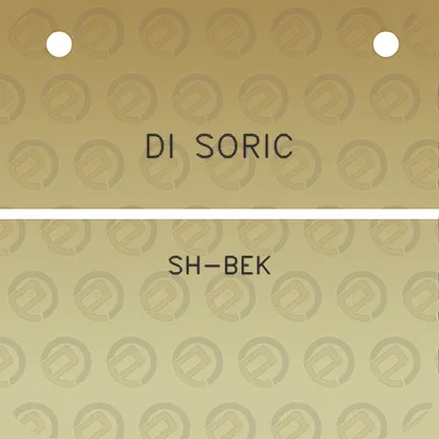 di-soric-sh-bek