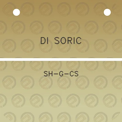 di-soric-sh-g-cs