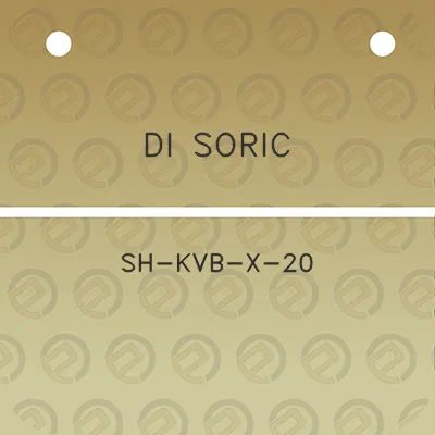 di-soric-sh-kvb-x-20