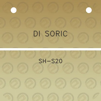 di-soric-sh-s20