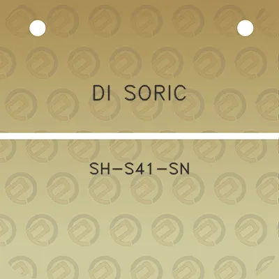 di-soric-sh-s41-sn