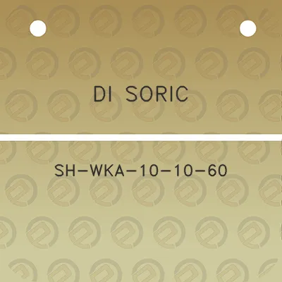 di-soric-sh-wka-10-10-60