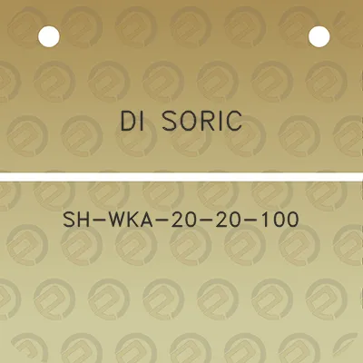 di-soric-sh-wka-20-20-100