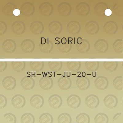 di-soric-sh-wst-ju-20-u