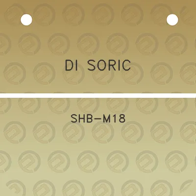 di-soric-shb-m18