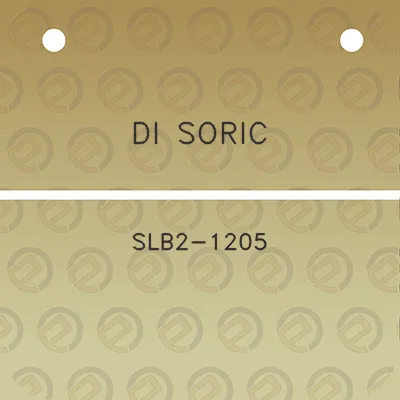 di-soric-slb2-1205