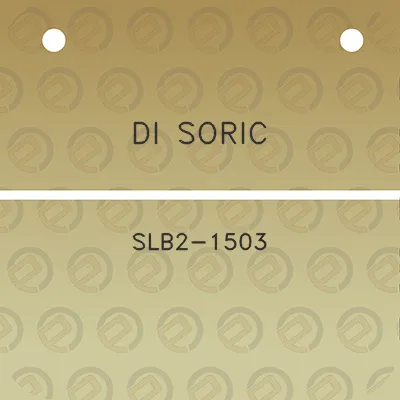 di-soric-slb2-1503