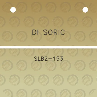 di-soric-slb2-153