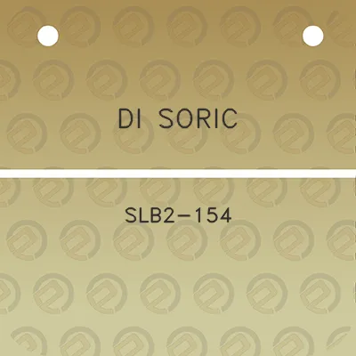 di-soric-slb2-154