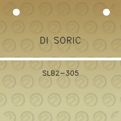 di-soric-slb2-305