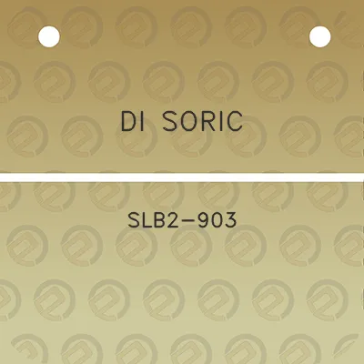 di-soric-slb2-903