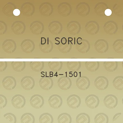 di-soric-slb4-1501