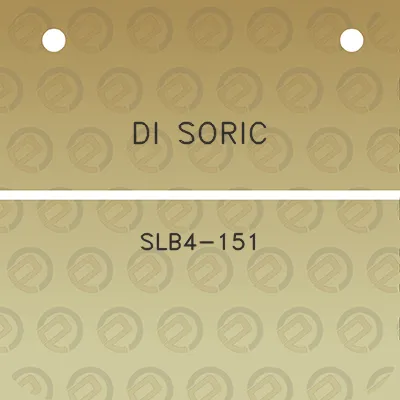 di-soric-slb4-151