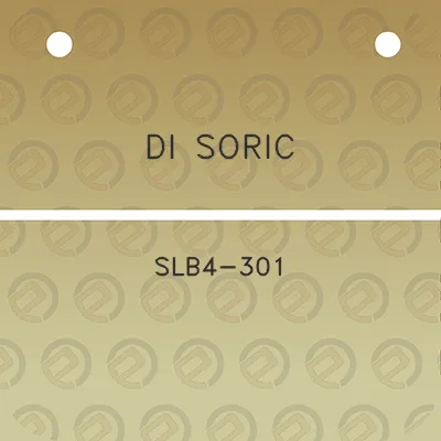 di-soric-slb4-301