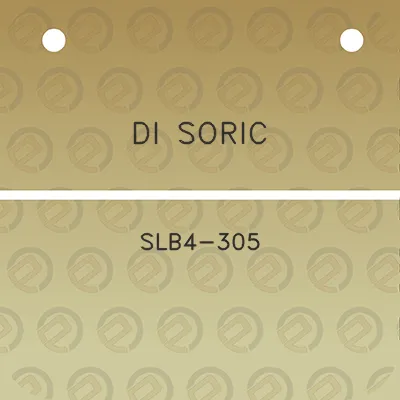 di-soric-slb4-305