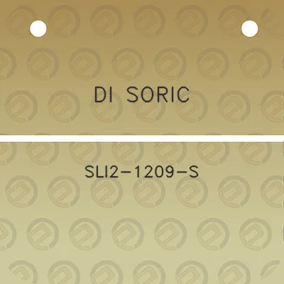 di-soric-sli2-1209-s